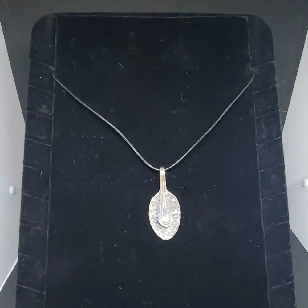 Hammered Vintage Spoon Necklace